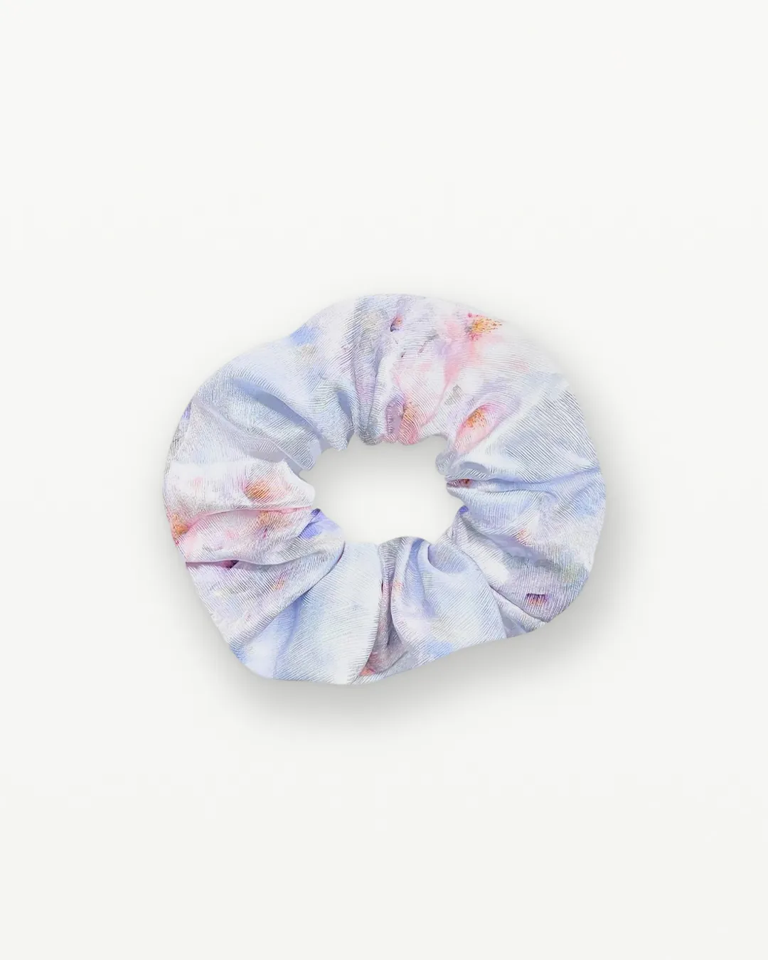 Watercolor scrunchie